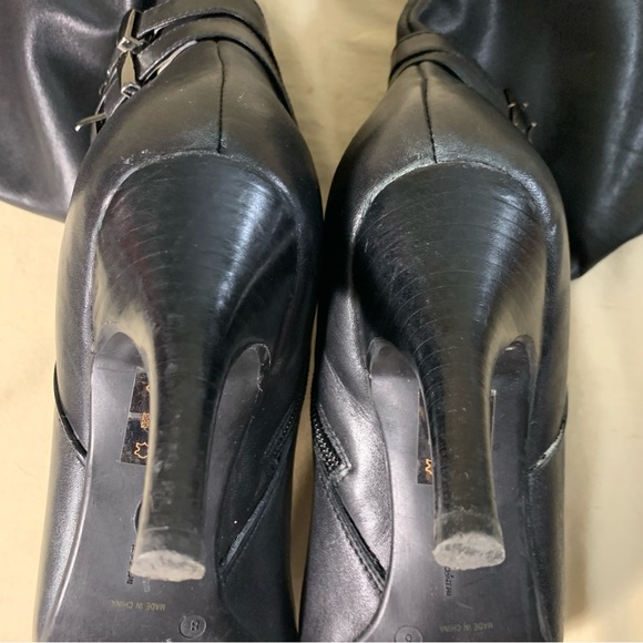 Le Château black leather boots size 8 - Picture 4 of 9